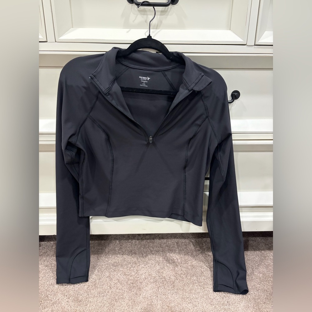 Old Navy Active Cropped Zip-Up Sweatshirt